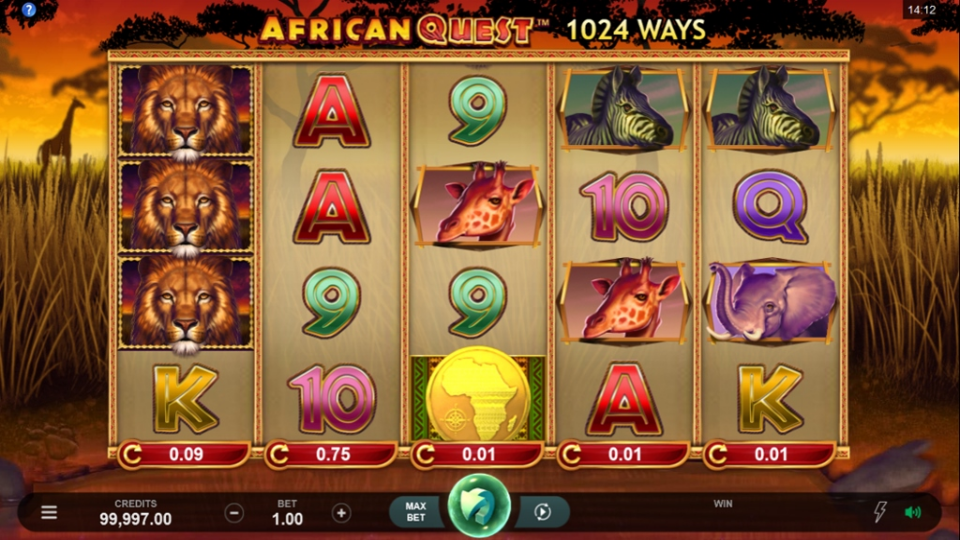 African Quest Slots UK Casino