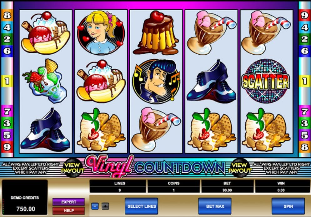 Vinyl Countdown slots