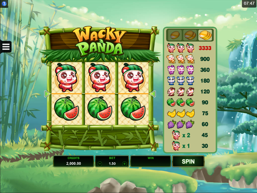 Wacky Panda slots