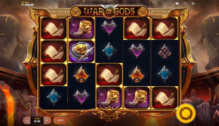 War of Gods Slot Gameplay