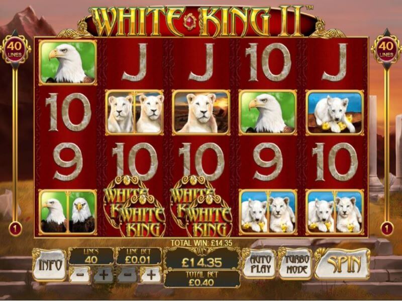 White King 2 Slot Winning Gameplay
