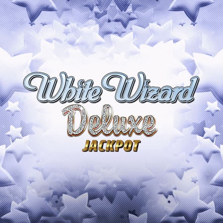 White Wizard Deluxe Jackpot Logo Mega Reel