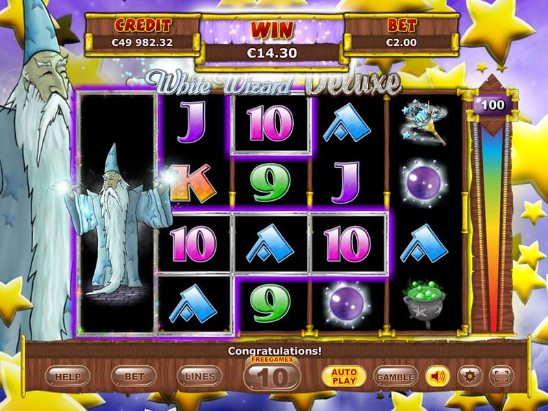 White Wizard Deluxe slots