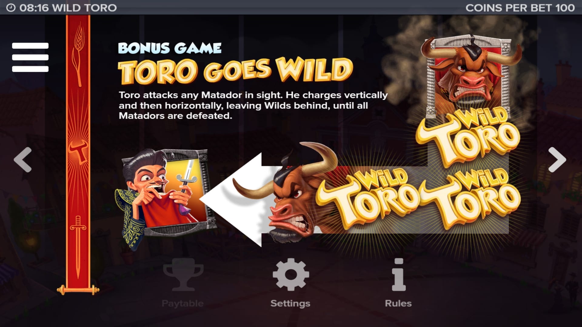 Wild Toro slot