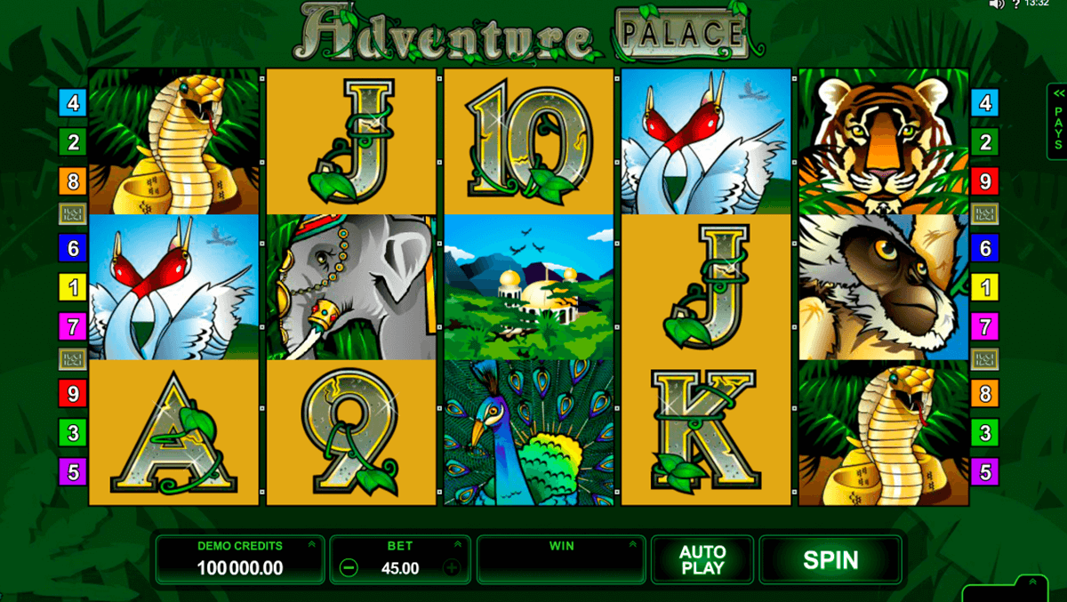 adventure palace online slot machine