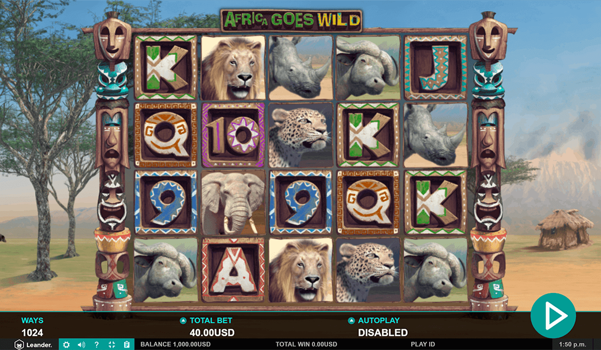 Africa Goes Wild Slots UK