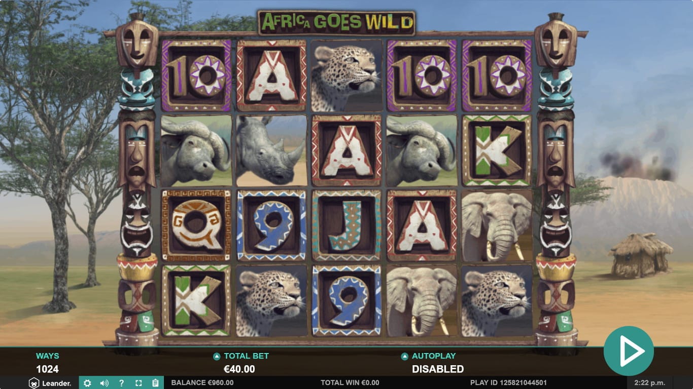 Africa Goes Wild Slots Online