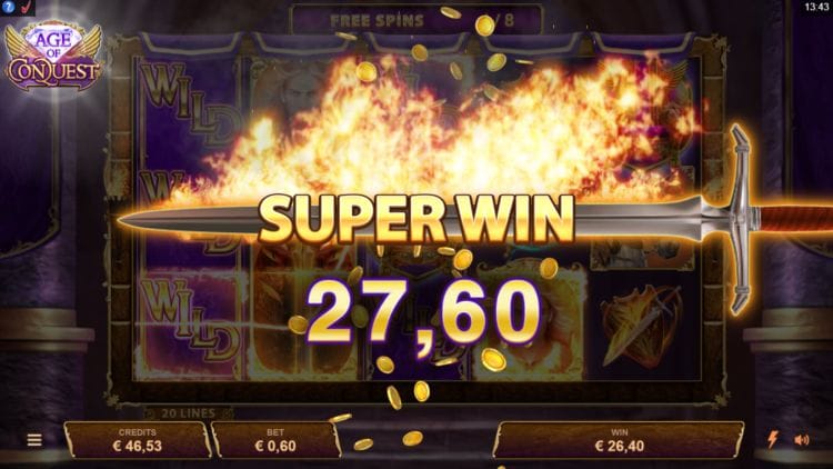 Age of Conquest Slots Super Win