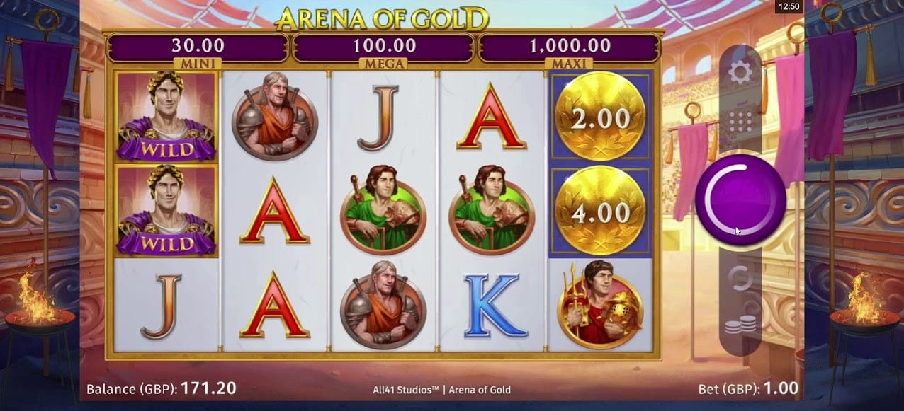 Arena of Gold Slots Online