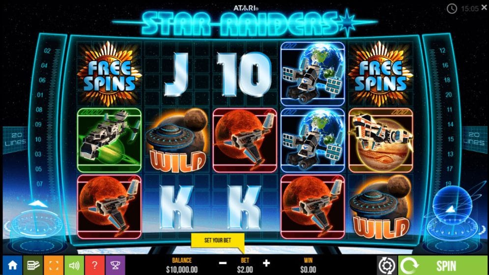 Star Raiders Slots Casino