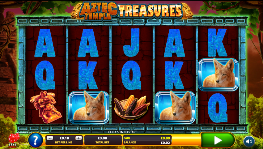 Aztec Temple Treasures casino gameplay