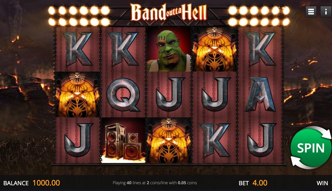 Band Outta Hell Slots Reels