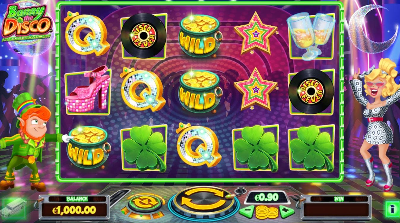 Barry the Disco Leprechaun casino gameplay