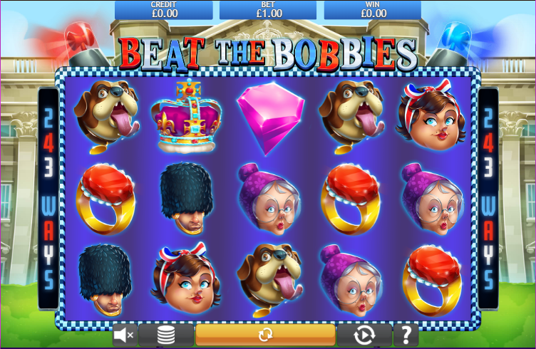 Beat The Bobbies Jackpot Gameplay