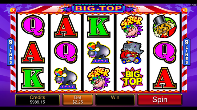 big top slot gameplay