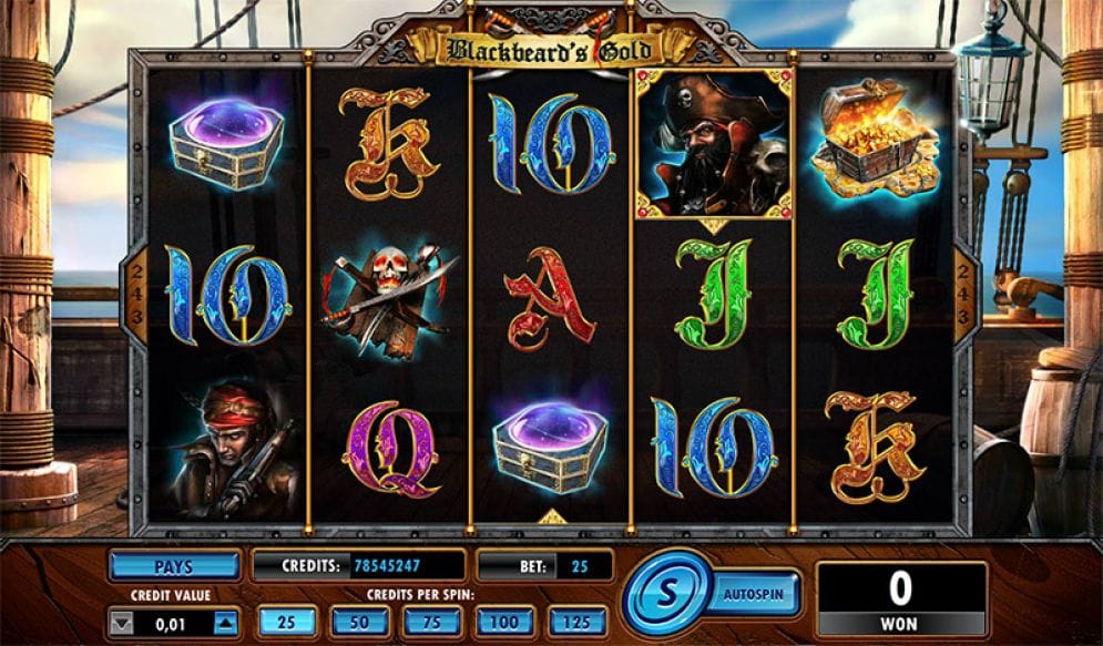 blackbeard slot gameplay