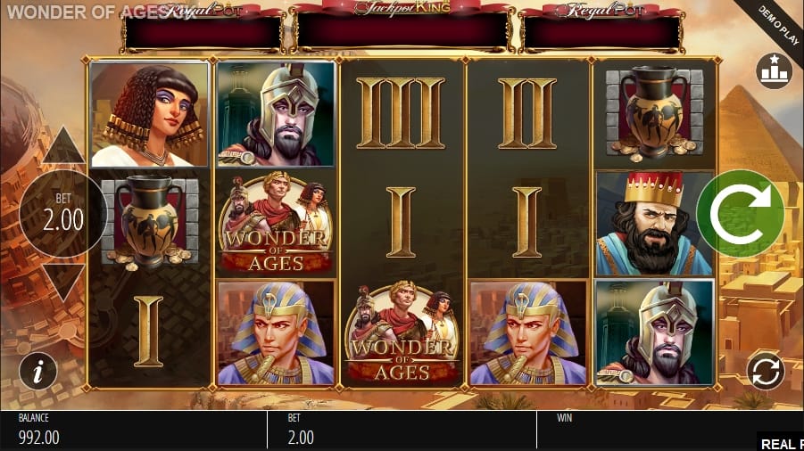 Wonder of Ages Jackpot King Slot