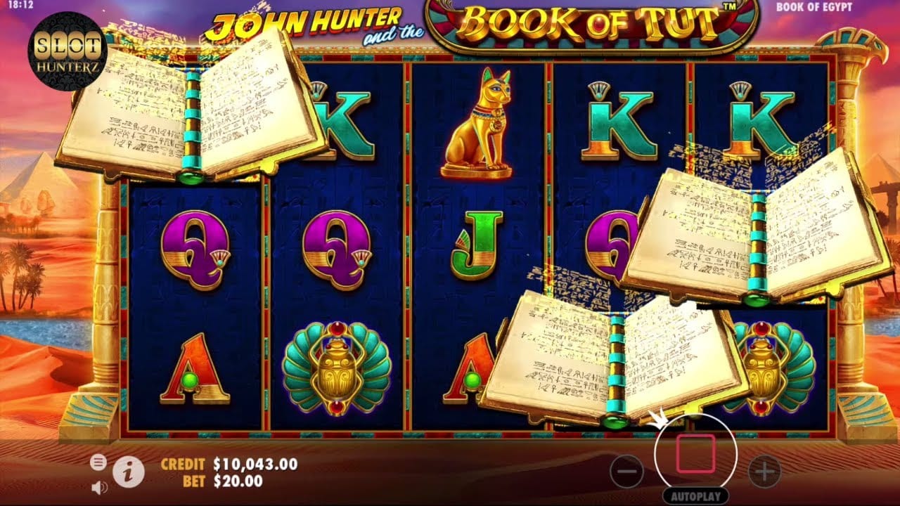 John Hunter and the Book of Tut Slot Game