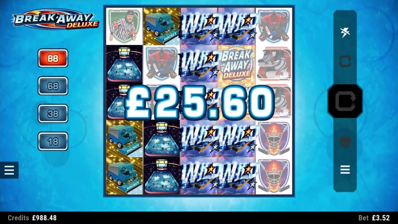 Break Away Deluxe Slot Mega Win