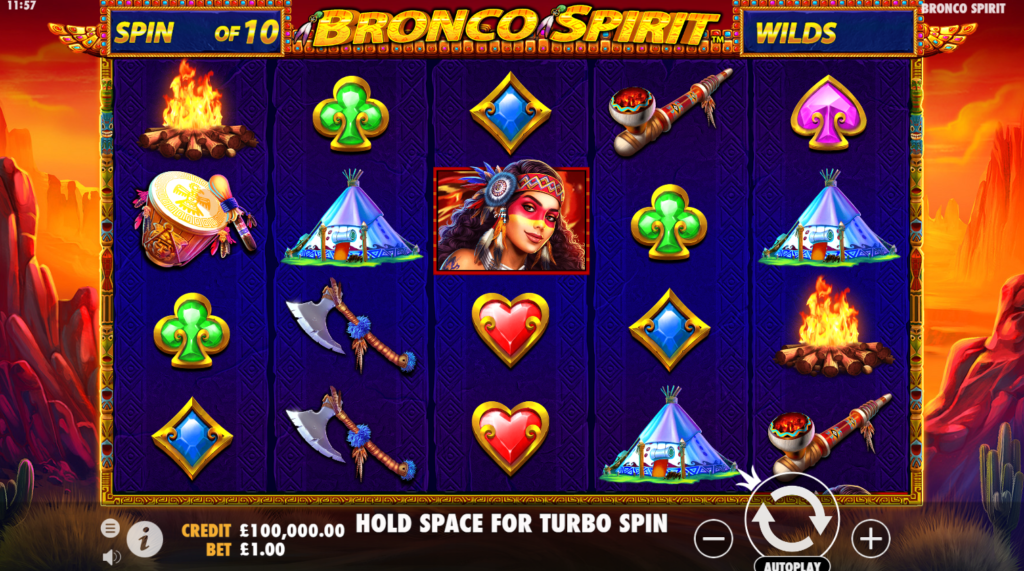 Bronco Spirit Slots Games