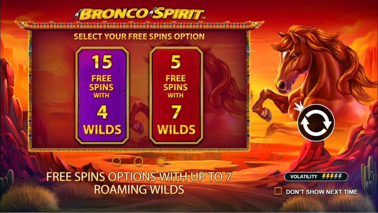 Bronco Spirit Free Spins Slots