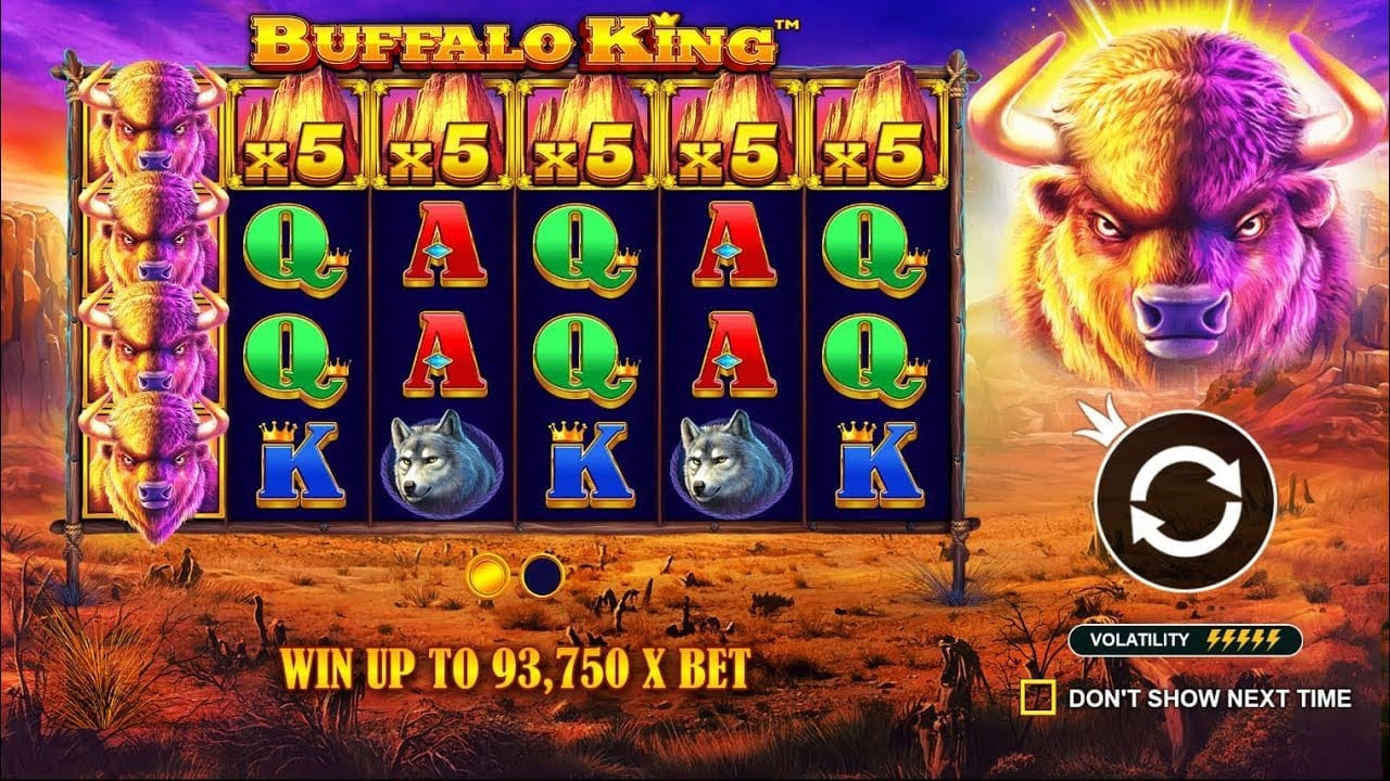 Buffalo King Slots Game Play