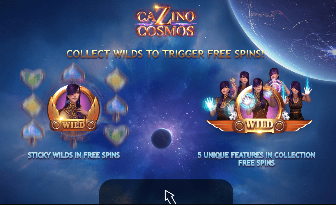 Cazino Cosmos Slot Bonus Symbols