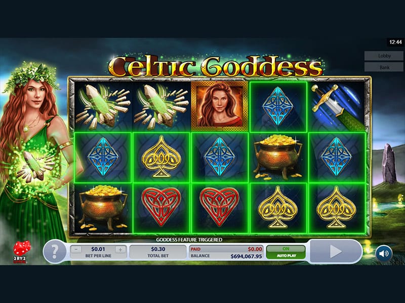 celtic goddess mega reel gameplay