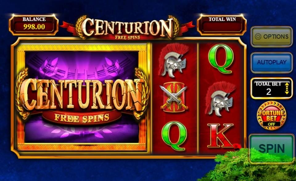 Centurion Free Spins Slots Online