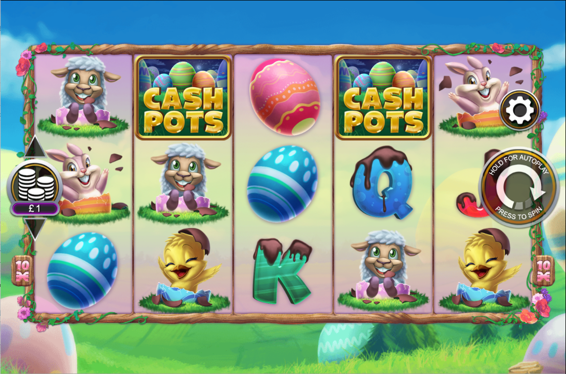 Chocolate Cash Pots Slots Reels