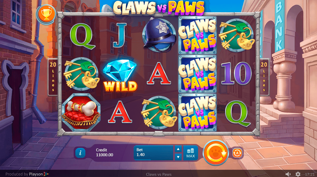 Claws vs Paws Slots