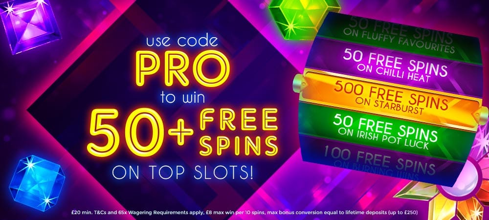 50freespins offer Megareel