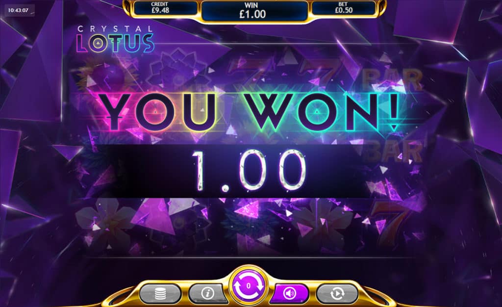 Crystal Lotus Slot Win