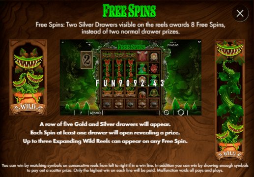 Curious Cabinet Free Spins