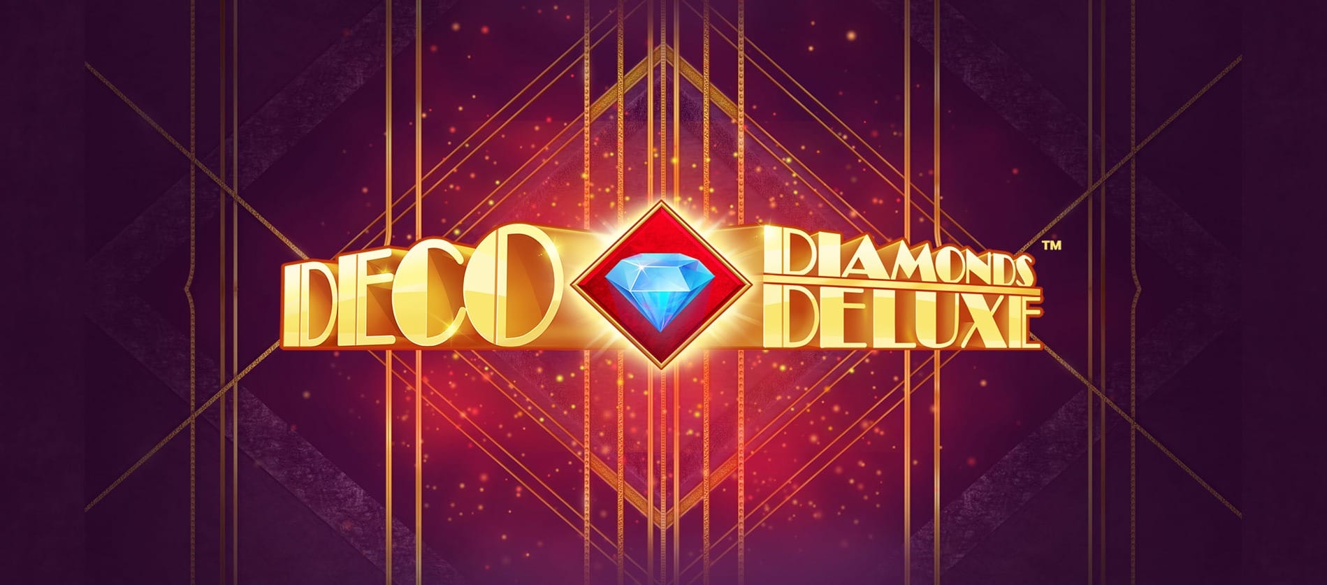 Deco Diamonds Deluxe Slot Banner