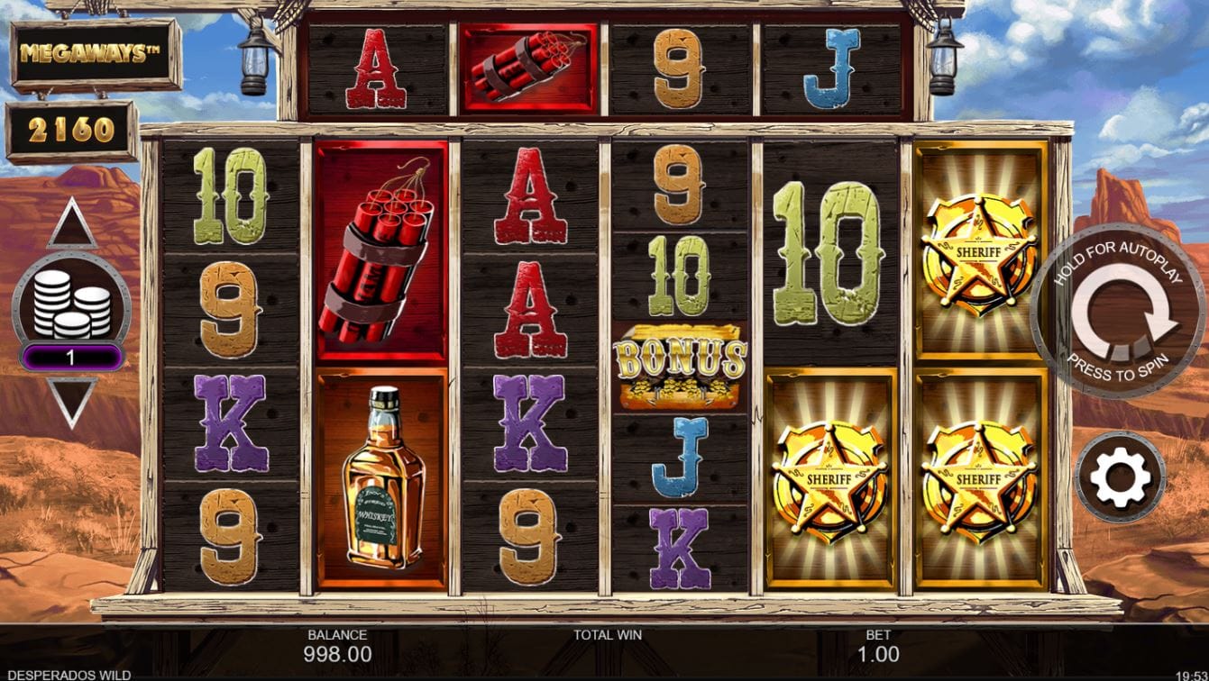 Desperados Wild MegaWays Slots Game