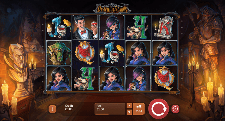 Dracula's Family Slots Game