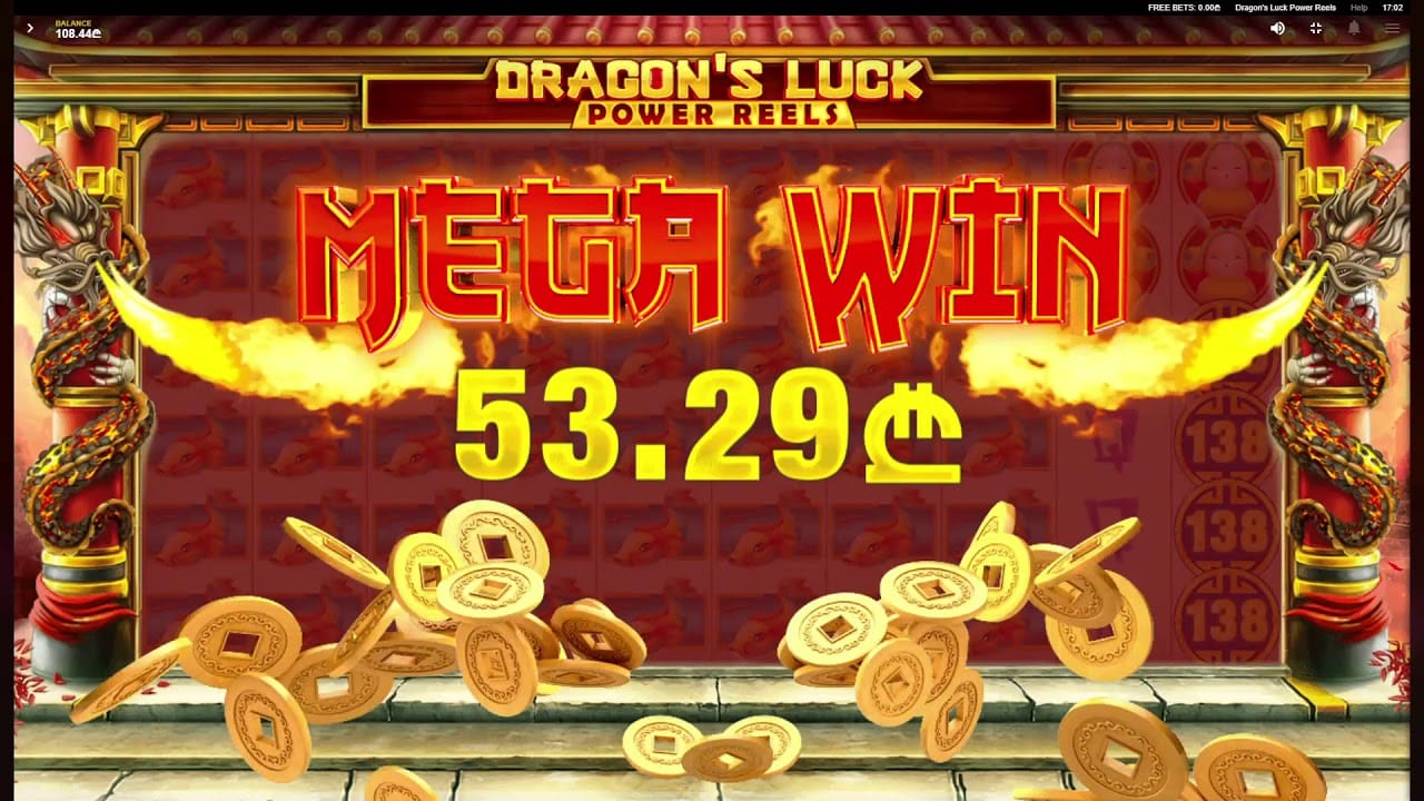 dragons luck power reels mega win