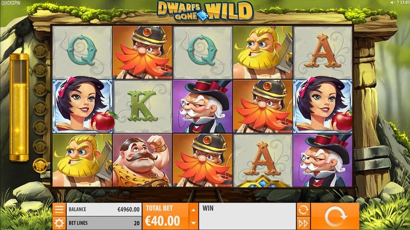 dwarfs gone wild slot reels