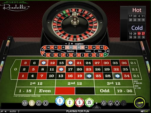 European Roulette NetEnt