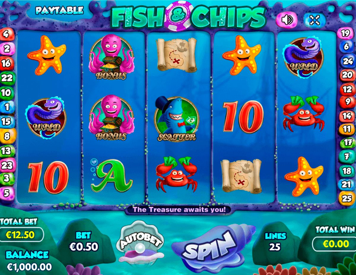 Fish and Chips Slot Mega Reel