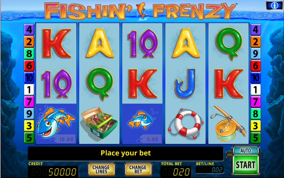 Fishin' Frenzy Slots Game