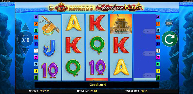 Fishin Frenzy Jackpot King Slot Game