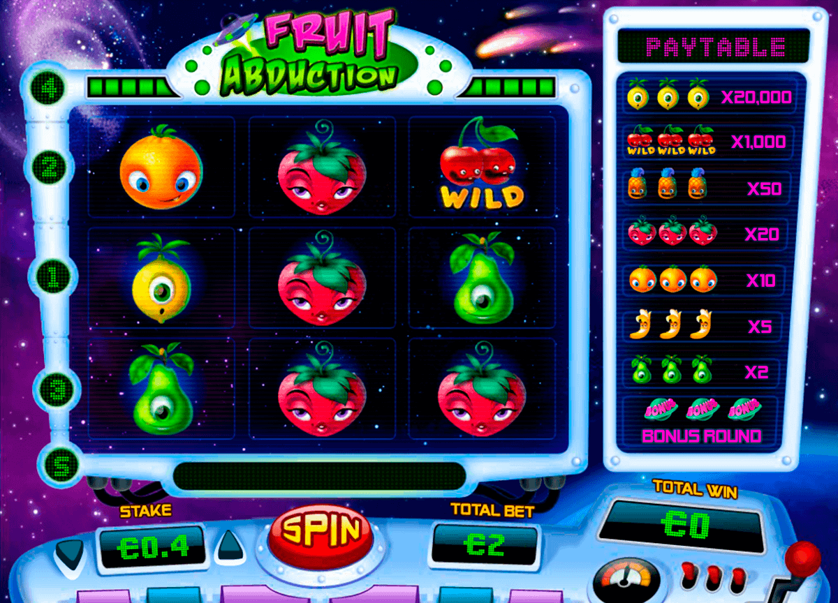 Fruit Abduction Slot Gameplay