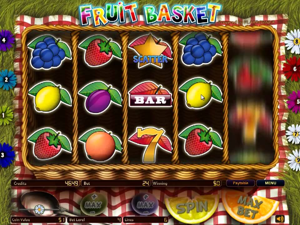Fruit Basket Slot Mega Reels Gameplay