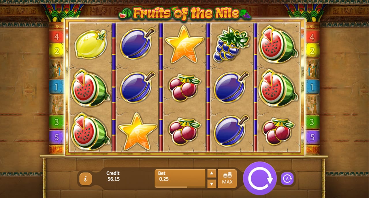 Fruits of the Nile Slot Mega Reel Gameplay