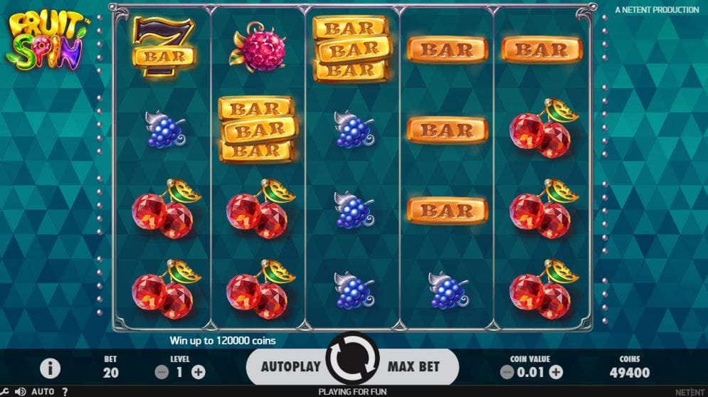 Fruit Spin Slot Mega Reel Gameplay