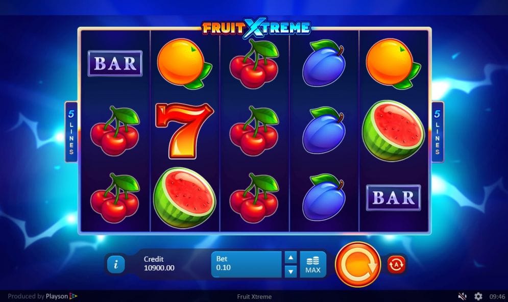 Fruit Xtreme: 5 Lines Slot Machine