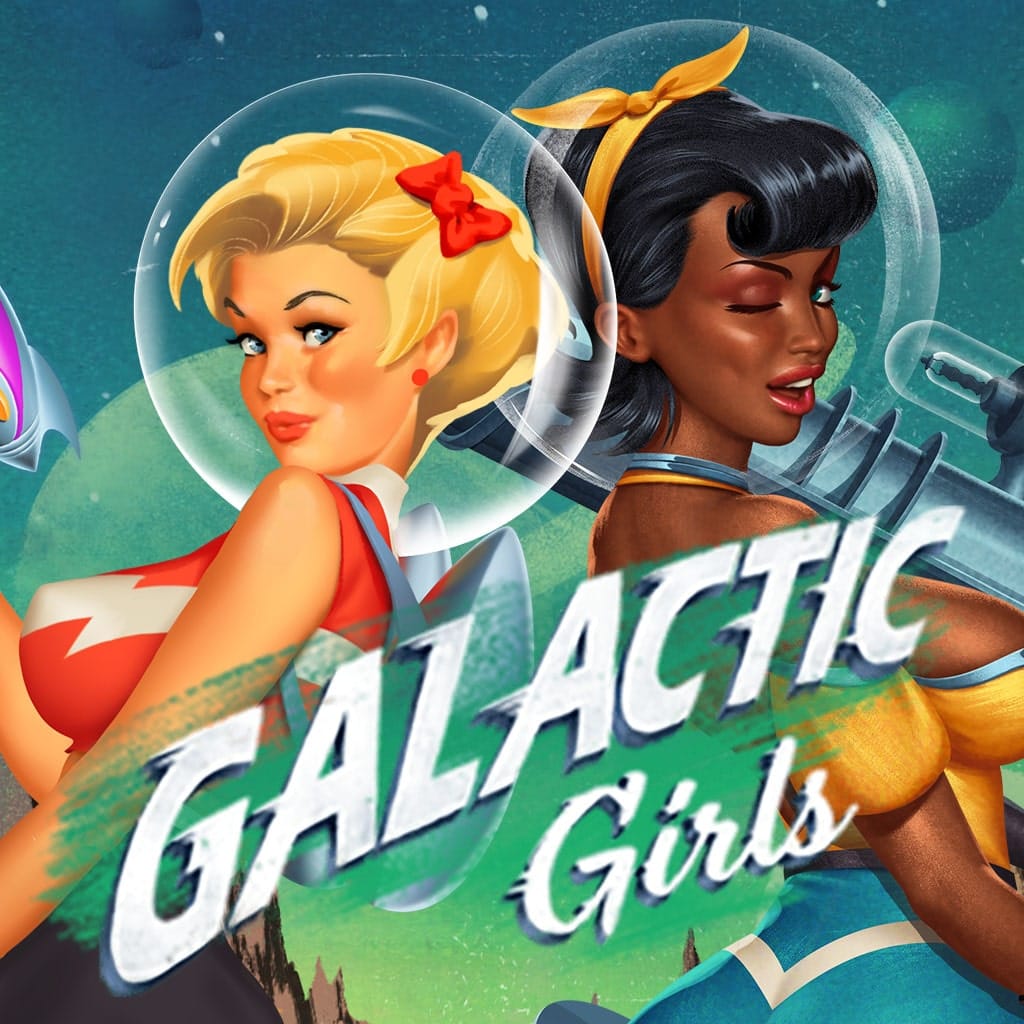 Galactic Girls Slot Logo Mega Reel