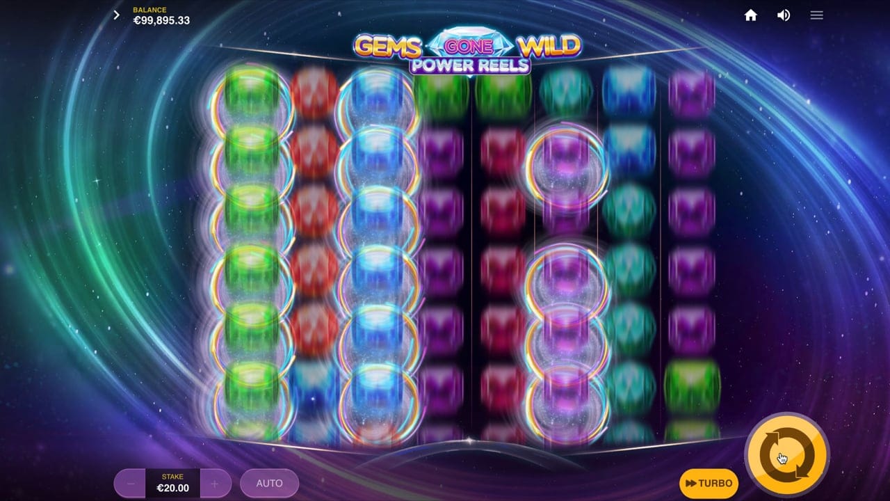 Gems Gone Wild Power Reels Slot Game